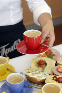 kleine Häppchen für die Gäste